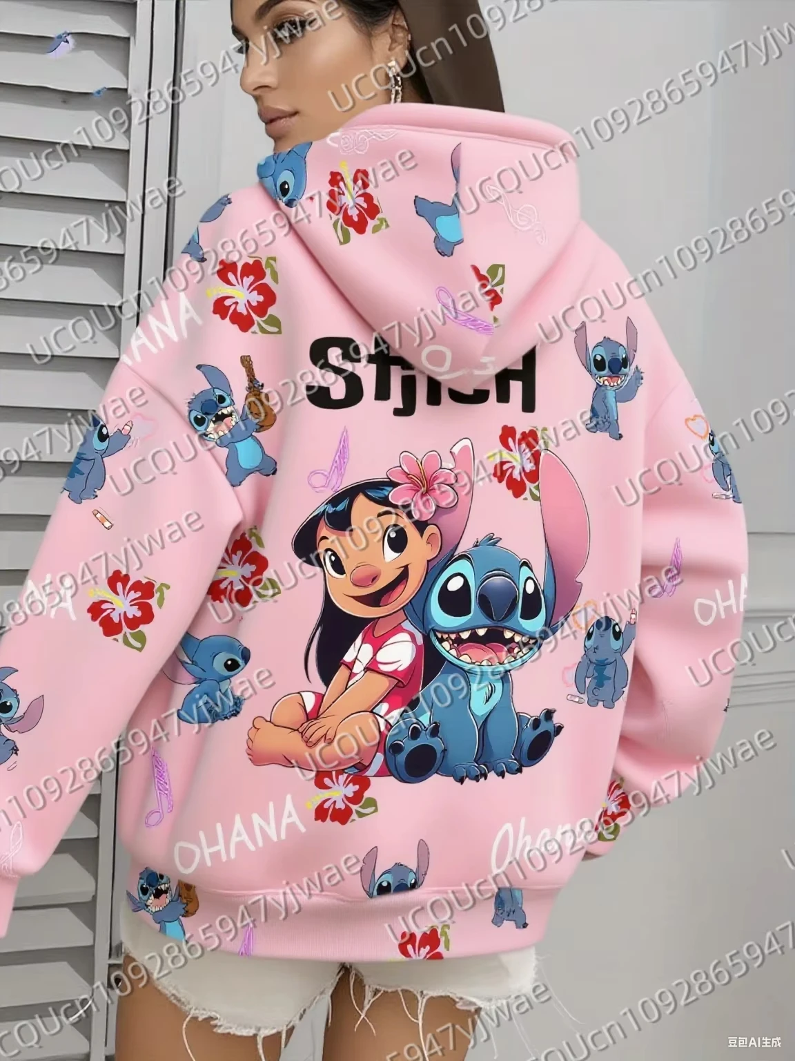 2025 المرأة ثلاثية الأبعاد الكرتون غرزة مقنعين هوديي الشتاء النساء مقنعين في الهواء الطلق كل مباراة هوديي الإناث فتاة بلايز النساء الملابس