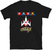 Fashion Cool Arcade Galaga Video Game Retro Vintage 80s Invader Space Gaming Alien t shirt for men Cotton Gift Idea Clothes