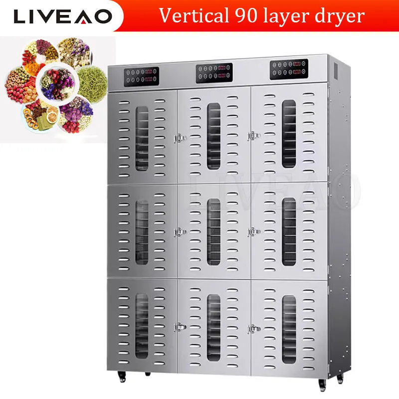 Digital Commercial Food Dehydrator Fruit Drying Oven Commercial Vegetable Dryer Machine Fruit Dehydration Machine