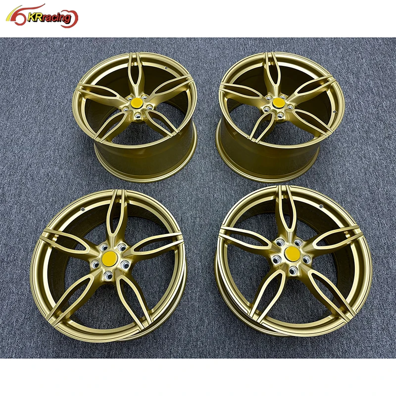 Customize Gold Wheel Rims Aluminum Alloy Car Forged 19 Inch 20 Inch 21 Inch 22 Inch 23 Inch For Ferrari 458 Wheels