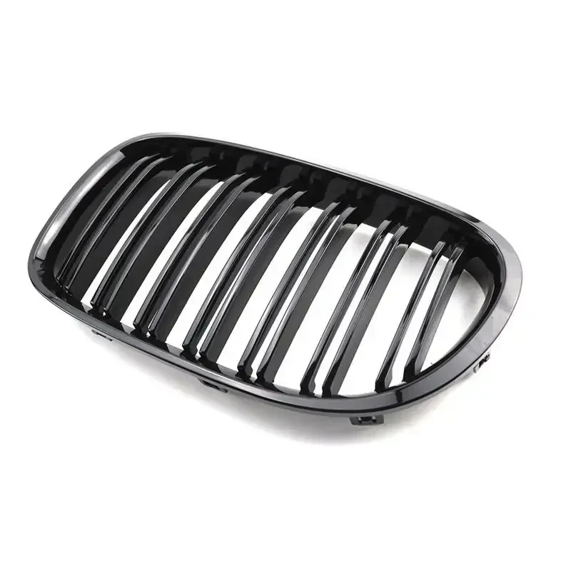 Front Bumper Grills Carbon Fiber Kidney Racing Grille For BMW 7 Series F01 F02 F03 F04 2008 - 2015 Model 740i 750i Mesh