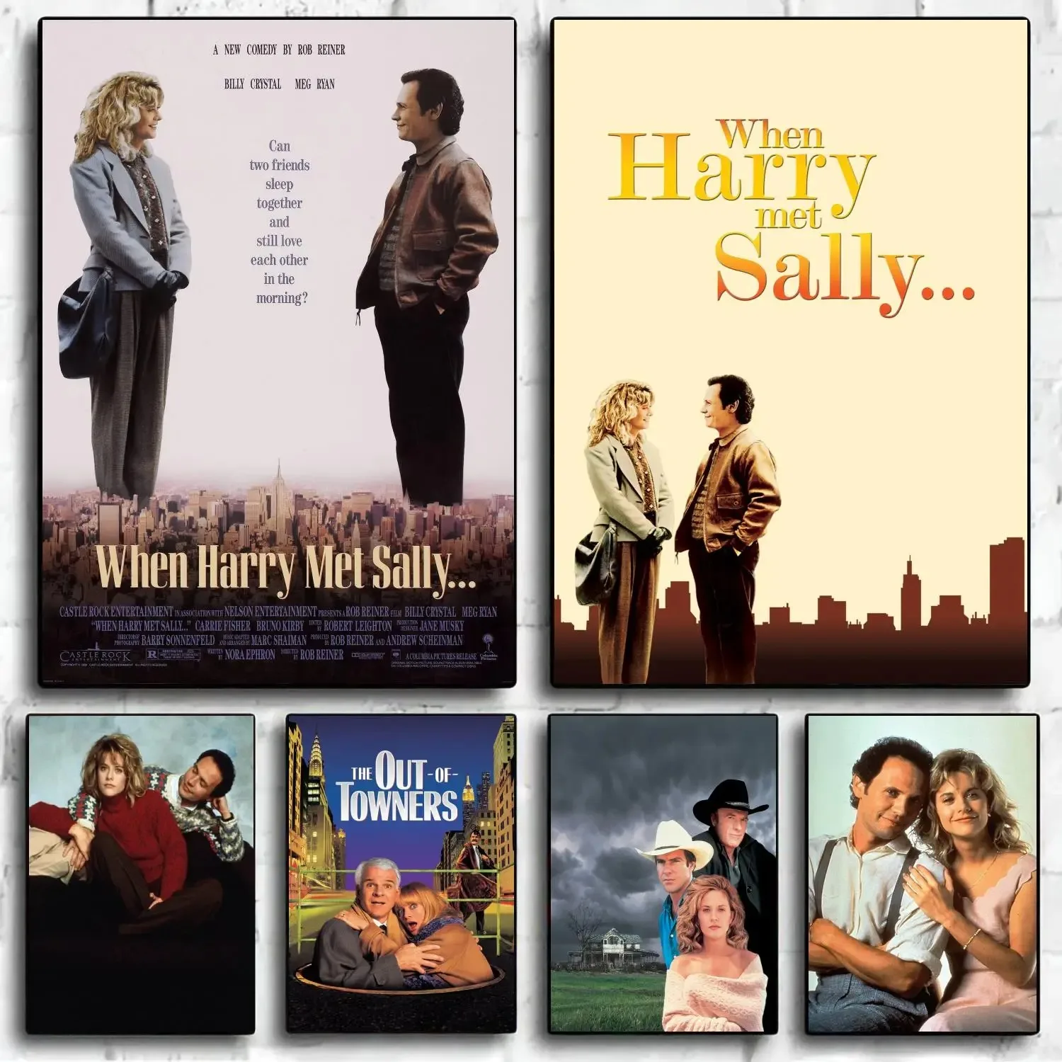 when harry met sally Poster Decorative Painting Canvas Poster Wall Art Living Room Posters Bedroom Painting