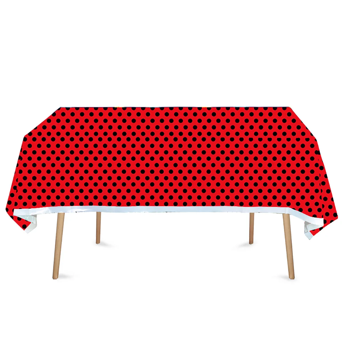 Ladybug Theme Birthday Party Decorations Disposable Tableware Set Paper Plates Napkins Cups