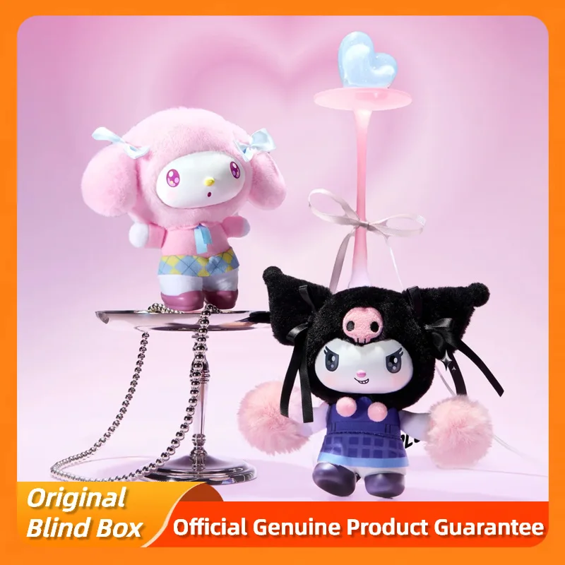 حقيقي سانريو تتحرك المشهد سلسلة صندوق أعمى كورومي بلدي ميلودي لطيف الفينيل أفخم قلادة دمية حقيبة الديكور الشكل هدية عيد ميلاد #4