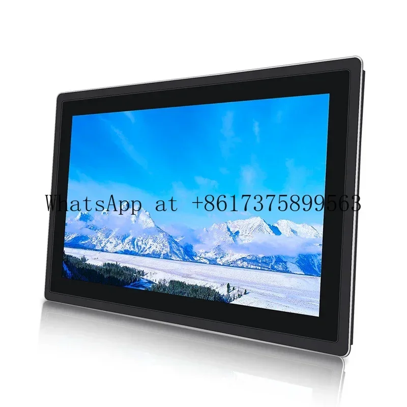 18.5 Inch Embedded LCD Display With Capacitive Touch Screen VGA USB DVI Interface LED