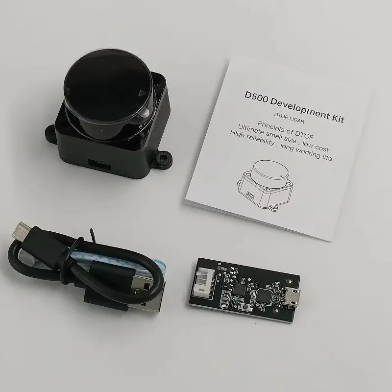 Outdoor Robot SLAM Navigation Scanning Radar LDROBOT D500 Lidar Kit DTOF Sensor Support ROS1 ROS2