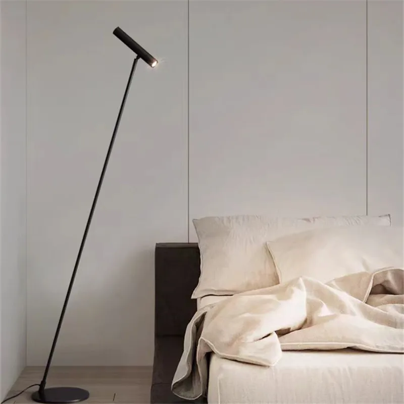 Nordic minimalist floor lamp Led art Adjustable spotlight for Living Room Sofa Bedroom Bedside Study standing reading lamp