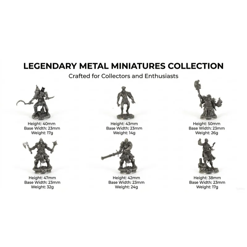 Metal Cupronickel Soldier Model Action Figures Gifts Decor Board Game Pieces Miniature Ornament Accessories Car Interior Toys view 5