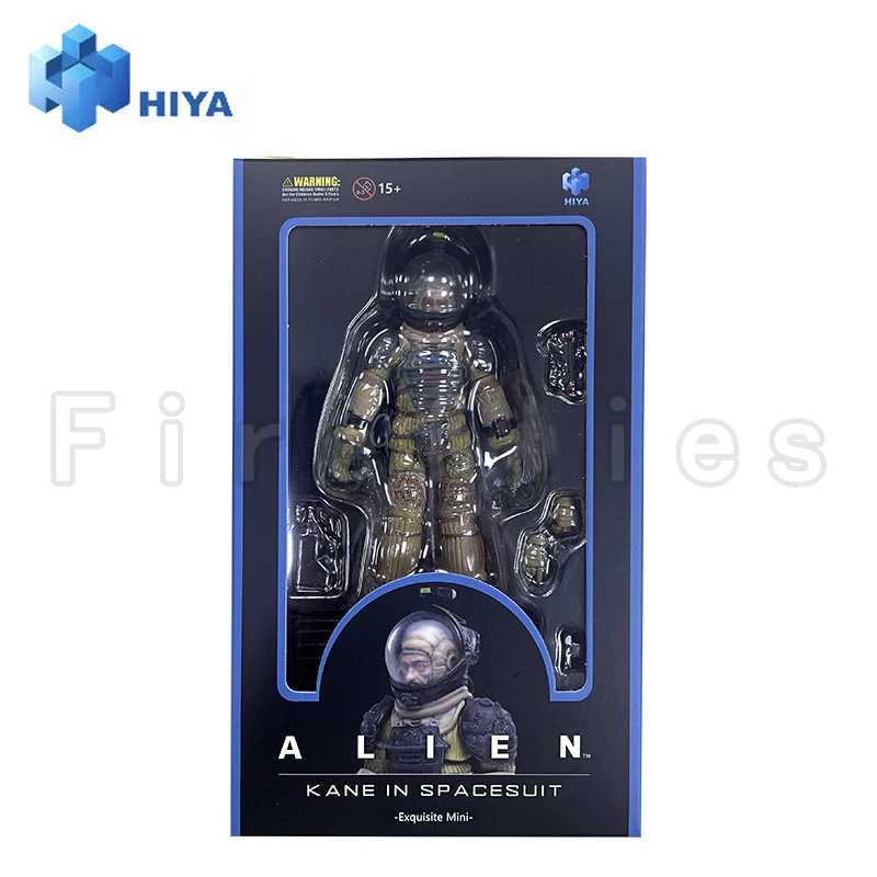 1/18 Hiya 4Inch Action Figure Exquise Miniserie Alien Kane In Ruimtepak Anime Model Speelgoed