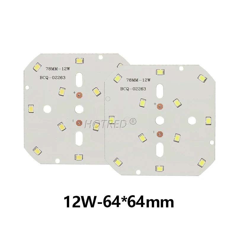 10pcs 3W 5W 7W 9W 12W 15W 18W 24W 2835 SMD PCB Led Lamp Panel SMD2835 High Brightness Light Board For Ceiling Light Down Light