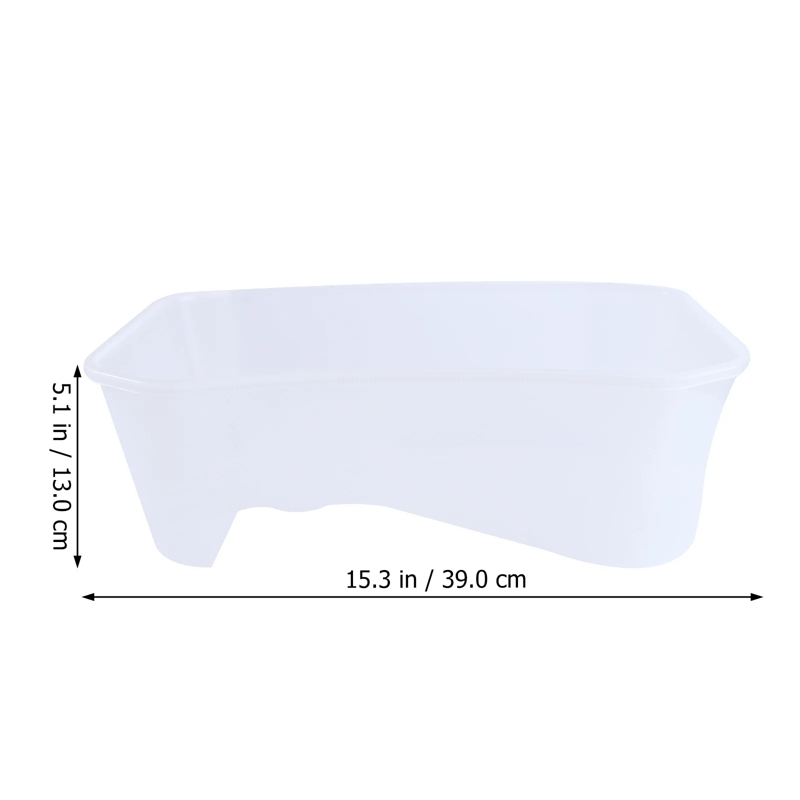 

Small Size White Turtle Tank with 5-Zone Design for Basking Feeding Breeding Swimming Docking Ramp Sturdy Non-Deformation