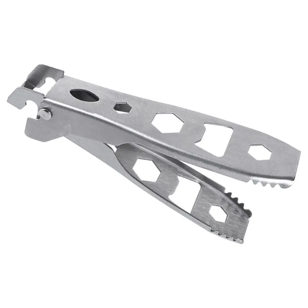 Ergonomic Pot Clip Stainless Steel Multi-Function Heat Resistant Non-Deforming Pot Lifter Convenient Outdoor Bbq Tong Camping
