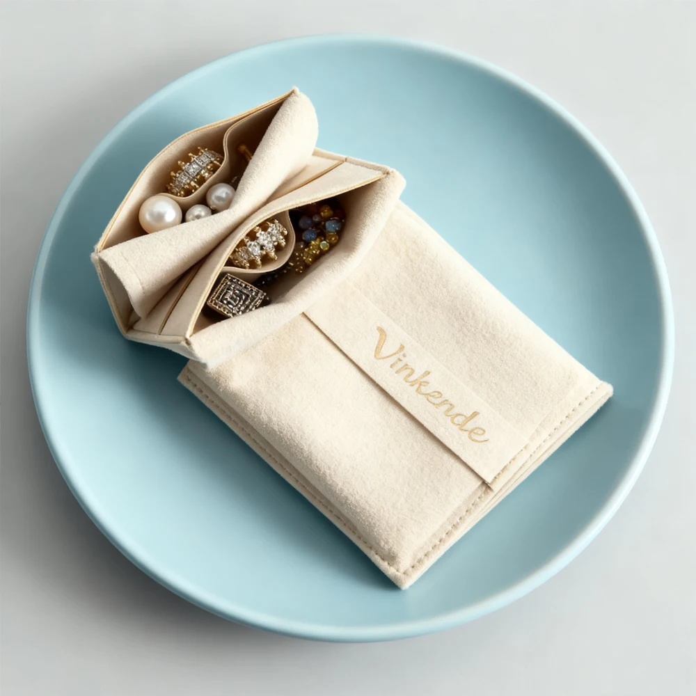 

100 шт., сумка для упаковки ювелирных изделий с логотипом, сумка из микрофибры, замши, бархата, дорожные свадебные сувениры, подарочные серьги, кольца, мешочки с разделителем