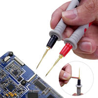 A44Z-P1308D 25PCS Multimeter Silicone Test Lead Kit With Replaceable Needle Spanner Alligator Clip 4Mm Banana Plug
