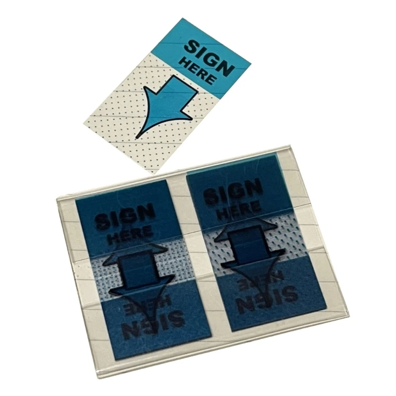 250Pcs Sign Here Tabs for School Annotating Books, Easy to Post Sign Here Tabs