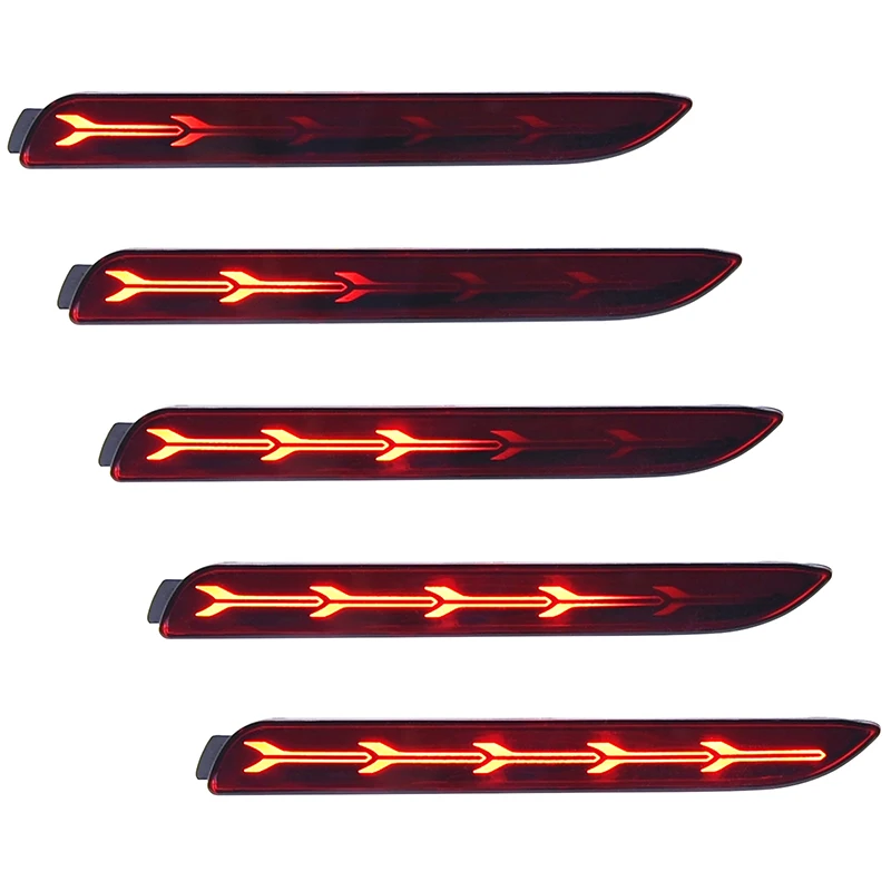 DC 12V 2PCS/Set Car LED DRL Rear Bumper Brake Light for Toyota Camry 2006-2014 Reiz 2007-2015 Lexus NX 2014-2018 RC 2015-2018