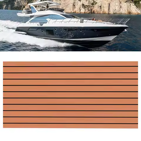 Boat Deck EVA Foam Flooring Mat AntiSlip Decking Sheet Non-absorbent Boats Marine Accessories 2400mm*600mm*6mm