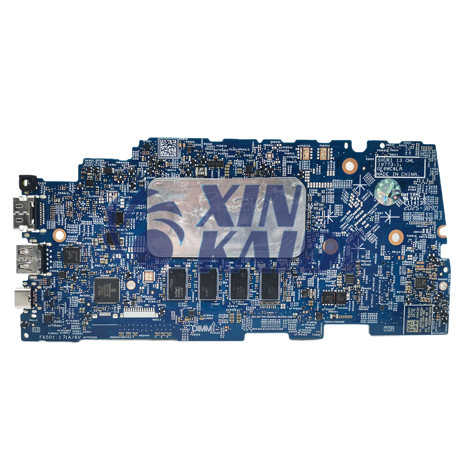 Notebook Mainboard untuk Dell Inspiron 5300 19773-1 00HTT8 Motherboard Motherboard Laptop dengan I3 I5 I7 10th Gen CPU RAM 8G 16G