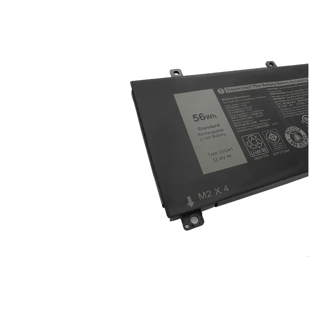 V0GMT 11.4V 56Wh Original Laptop Battery for Dell VOSTRO 15 7500 DELL G7 17 7700 0NYD3W TJDRR