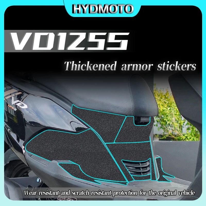 ﻿ For Haojue  VD125S sticker stickers decal stickers thickened anti wear armor protection stickers body modification accessories