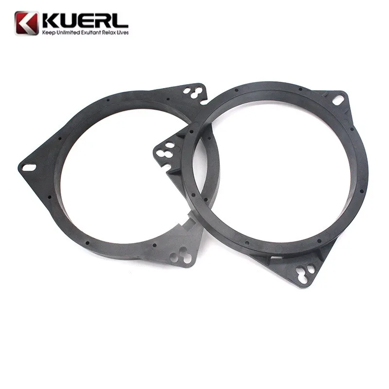 1 Pair of 6.5 Inch Car Speaker Pad Solid Adapter Horn Bracket Car Speaker Base Subwoofer Mounting Bracket for Toyota Nissan