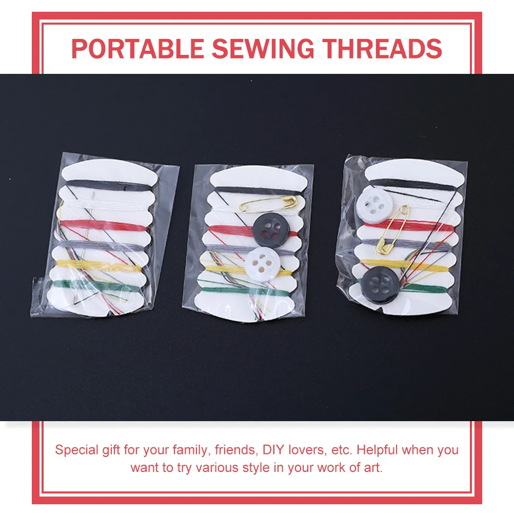 

150 Sets Sewing Kit Hand Thread Tools Accessories Simple Compact Craft Products