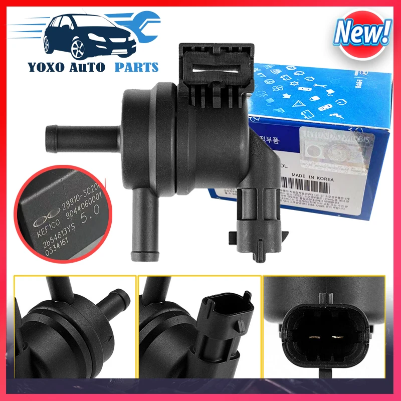 For Hyundai Accent Santa Fe Tucson Veloster Kia Sedona Rio Forte Soul Vapor Canister Purge Control Valve 28910-3C200 289103C200