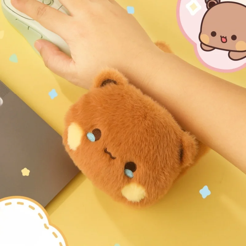 Yier En Bubu Polskussen Kawaii Panda Pop Polssteun Ondersteuning Mat Computer Muismat Voor Kantoor Gaming Pc Nieuwjaar Cadeau Speelgoed