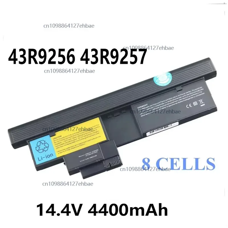 

43R9256 43R9257 42T4565 42T4657 42T4658 14.4V 4400mAh Laptop Battery For ThinkPad X200 X200t X201 X201tFast ship