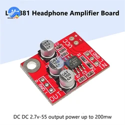 LM4881 scheda amplificatore per cuffie cuffie Mini amplificatori preamplificatore Audio 2.7-5.5V