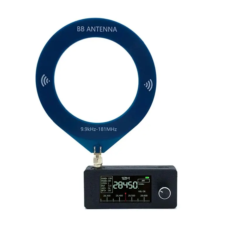 

ABKQ-9.9Khz-181Mhz SMA Interface Mini Loop Antenna Pocket Size SI4732 Radio, Receiver, Mini Radio