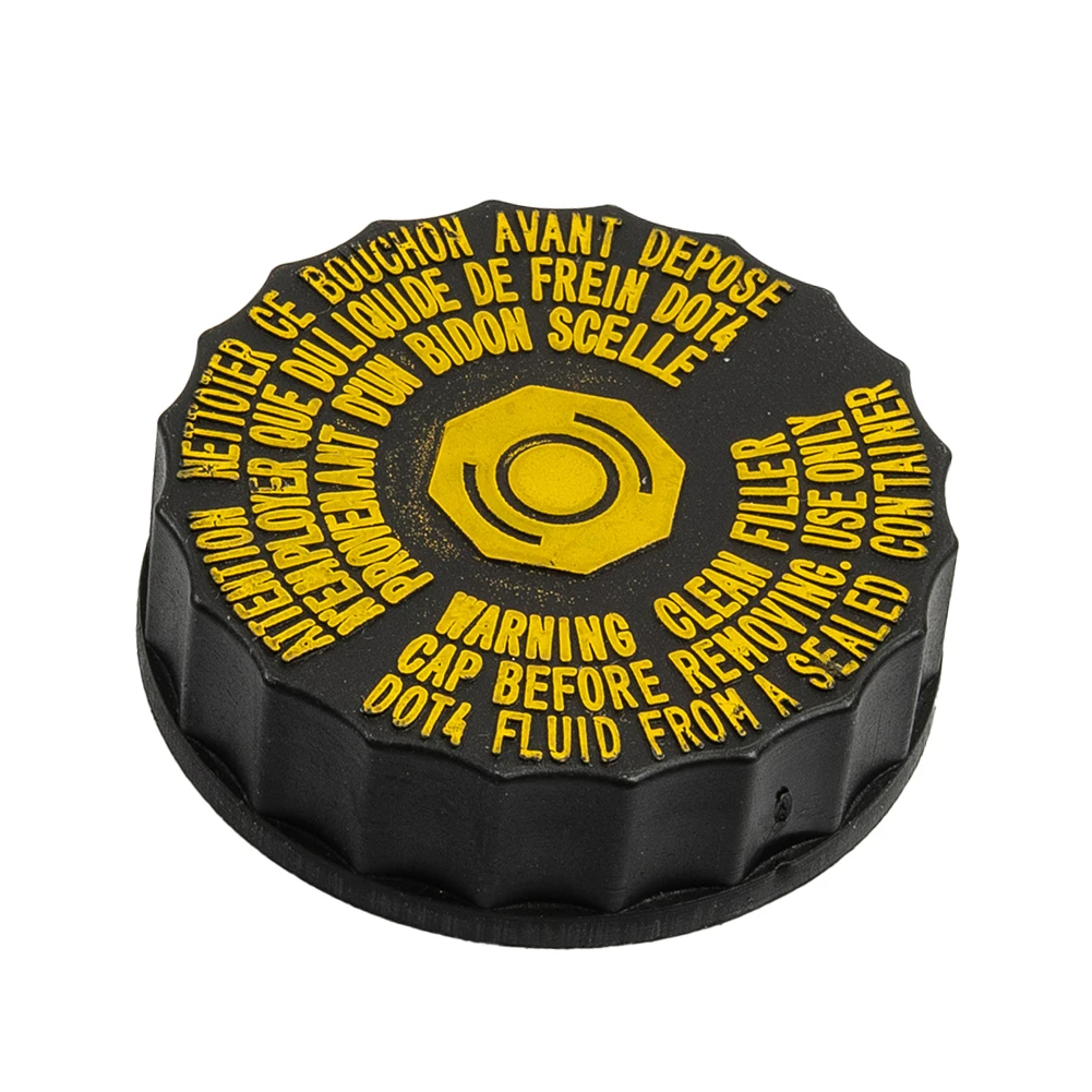 Brake Fluid Reservoir Cap Cover For 206/306/307/308/408/508 2007-2015, Black Plastic Tank Lid Replacement Part