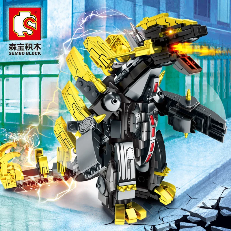 

SEMBO BLOCKS Ultraman Monster Grand King Mejoras 108592 Building Blocks Educational Toy Gift for Boys