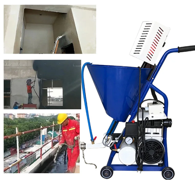 Sprayer High-power Polyurethane Waterproof Fireproof materials Cold primer Putty powder Cement mortar Coating Spraying machine