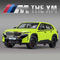 1/24 THE XM Alloy Car Model Toy Metal Die Cast Off-Road Vehicle Sound Light Pullback Function SUV Car Boy Gift
