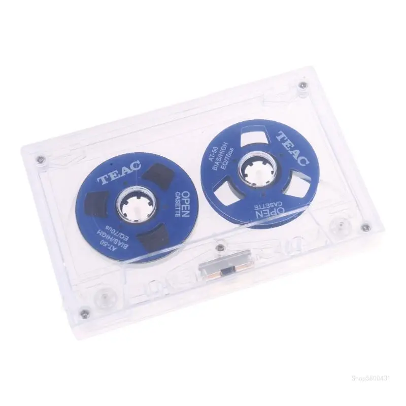 Versatile Double Sided Metal Cassette Tape with 50 Minutes Recording Function Standard Cassette Blank Tape Empty Tape