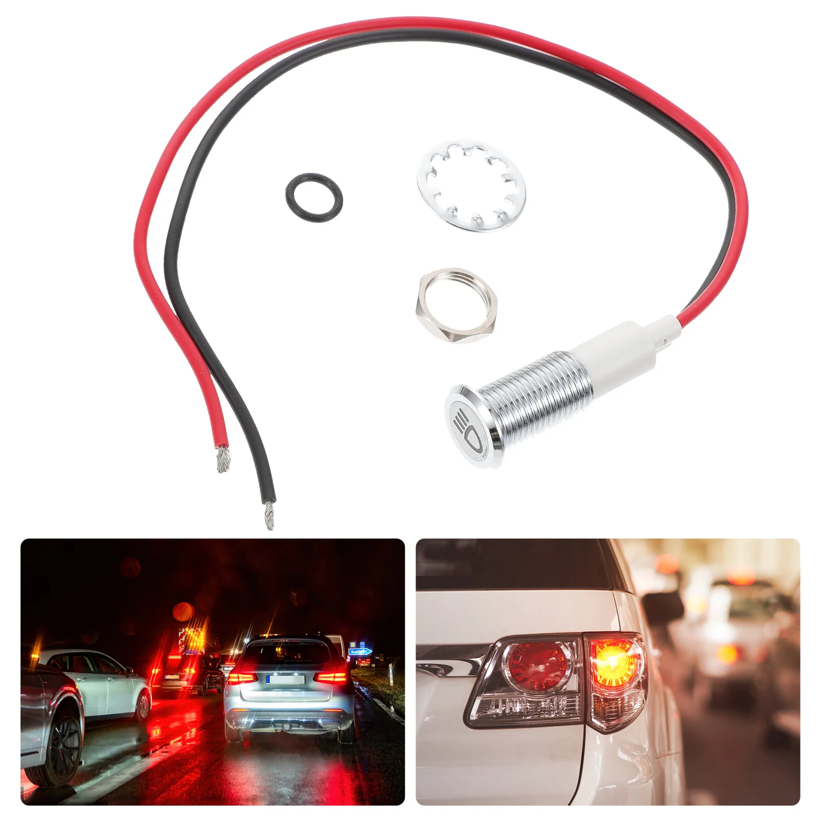 

Water Proof Indicator Light Stainless Steel Indicator Light With Wire Signal Lamp Copper Material Car Truck Ship Instrument