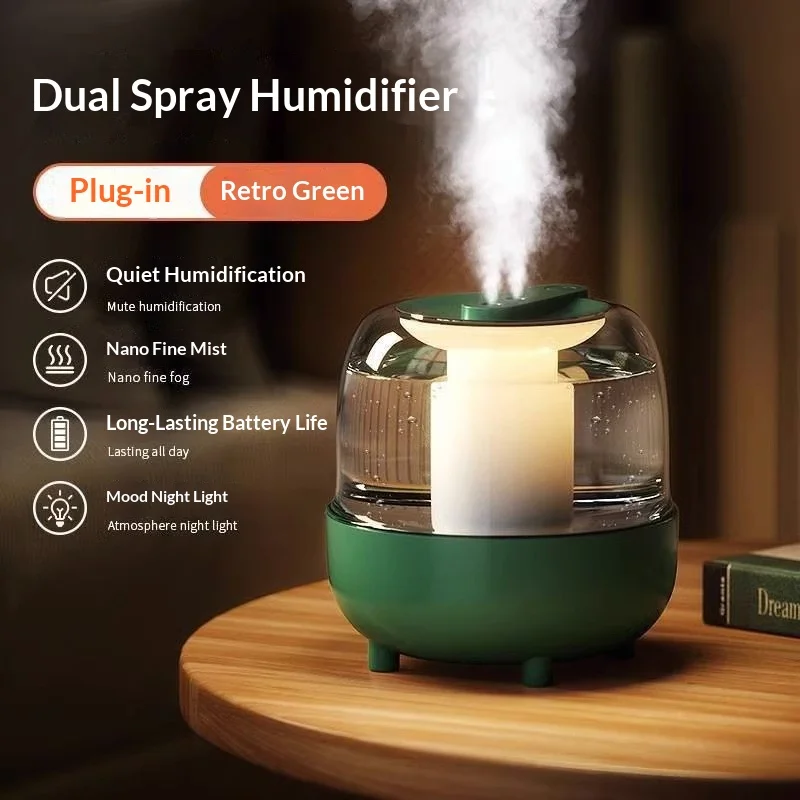 

Увлажнитель воздуха 4 л с верхней заливкой, ультратихий, с УФ-лампой, очиститель воздуха, автоматическое отключение для спальни, сна, ароматерапии, для дома