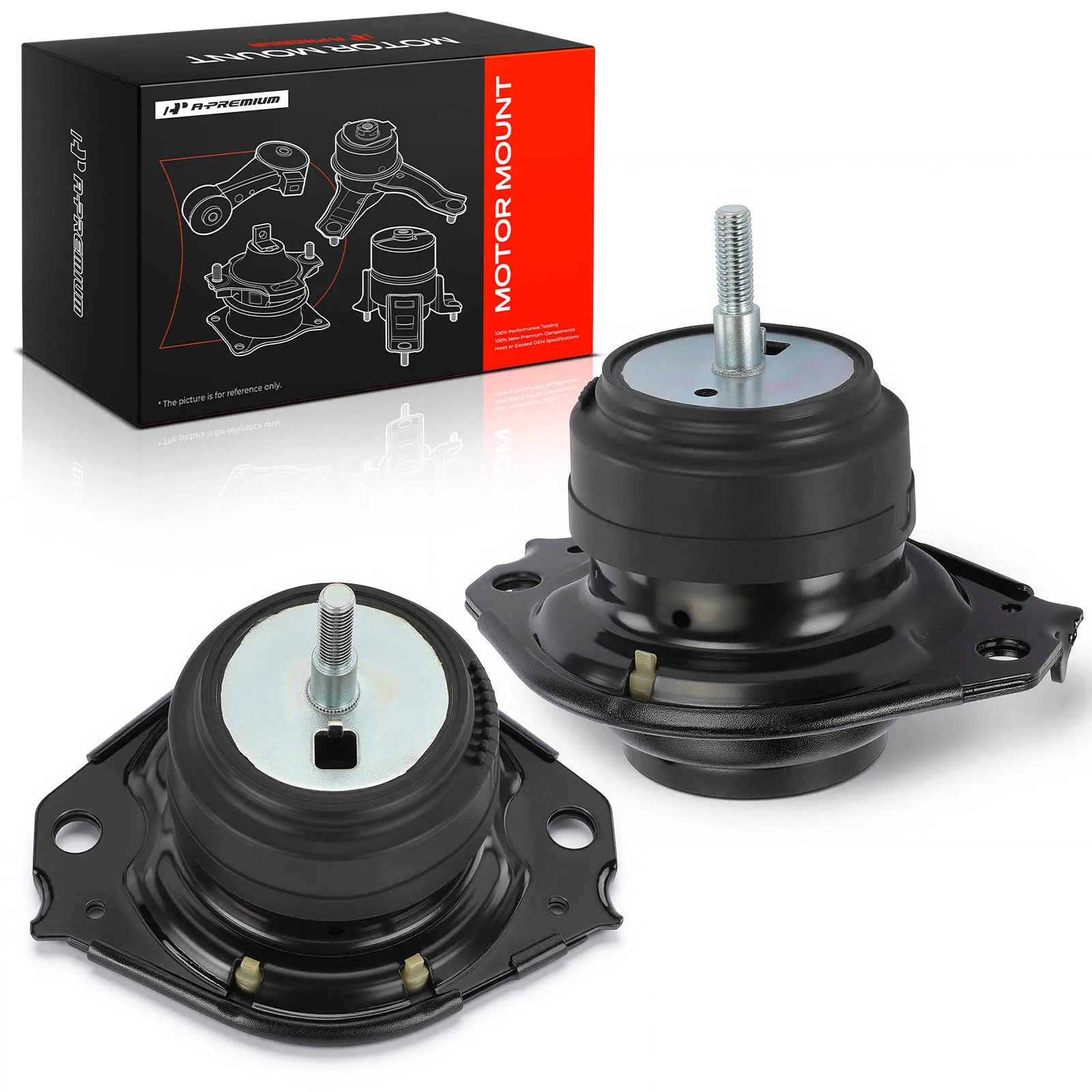 A-Premium 2pcs Engine Motor Mount for Dodge Charger 2012-2022 Challenger 2011-2022 Chrysler 300 2012-2014