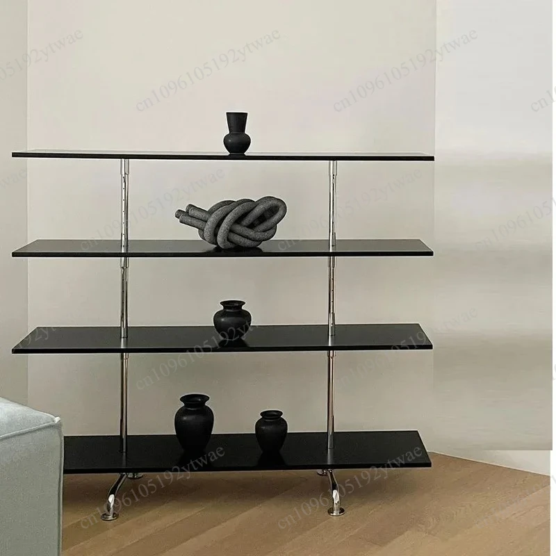 

Stainless Steel Multi-purpose Shelf, Bookcase Garment Display Rack Shoe and Bag Storage Stand