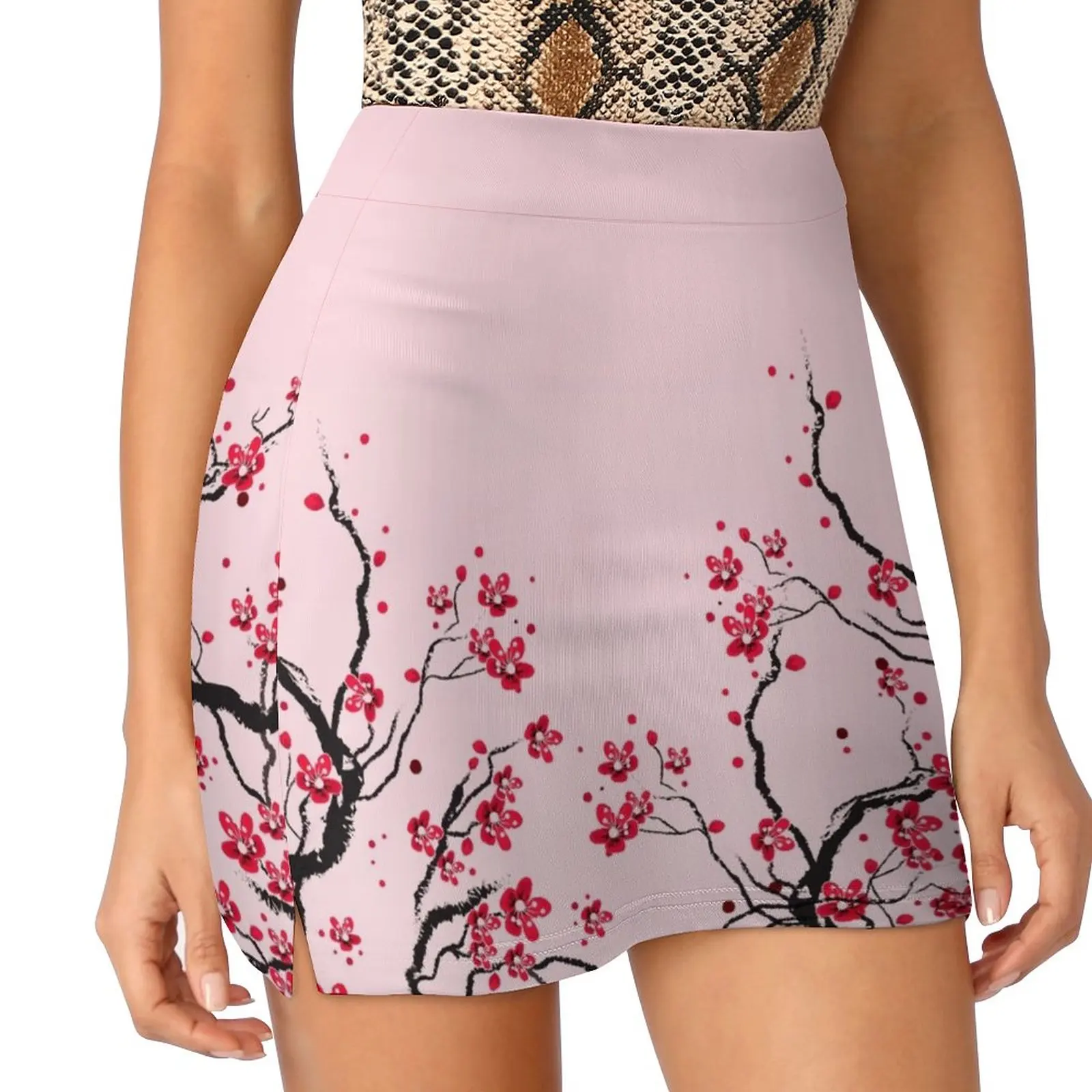 

Cherry Blossom Light proof trouser skirt womens clothing new in external clothes skirts for womens 2024 modest skirts for women