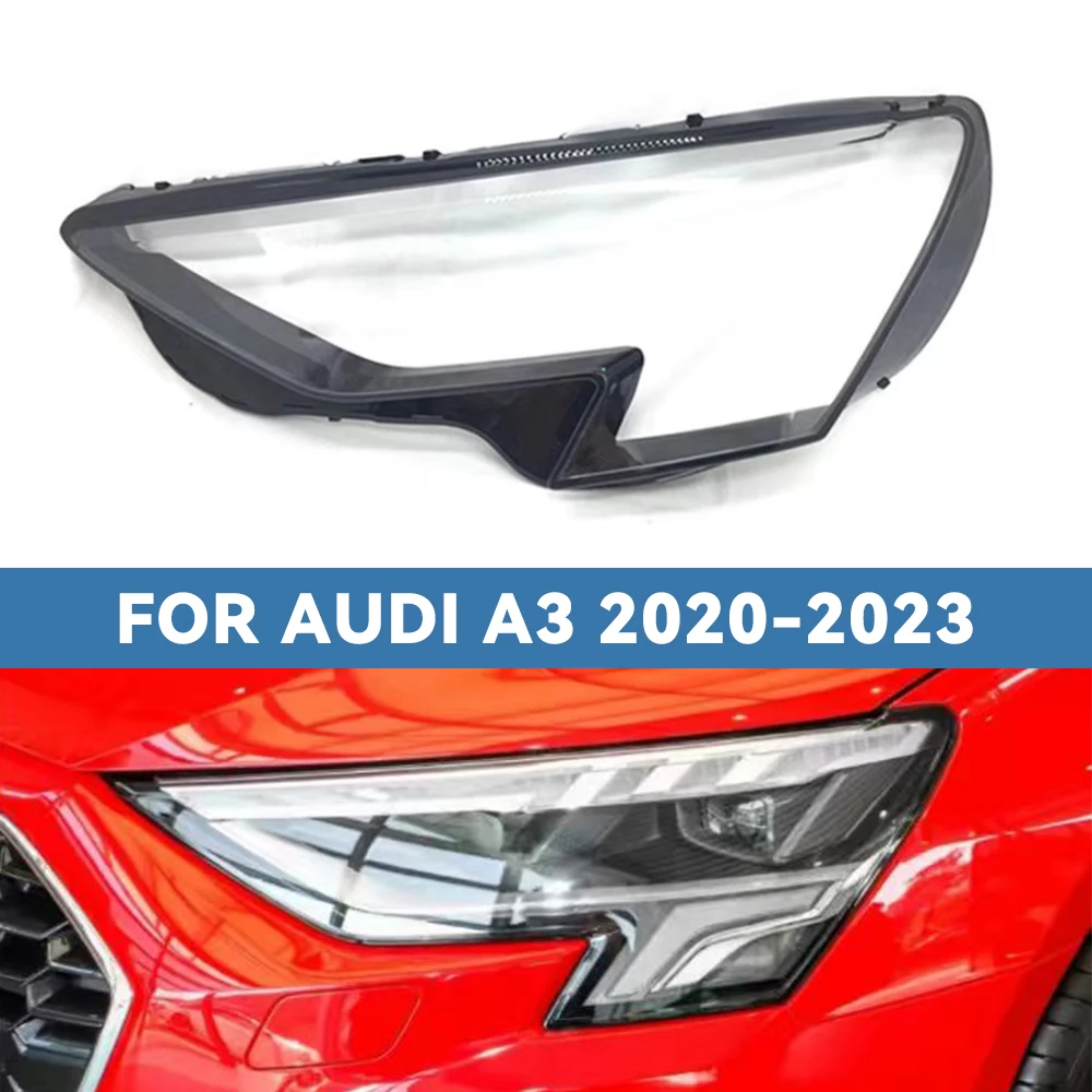 

Прозрачный чехол для абажура для фар для Audi A3 2020 2021 2022 2023, чехол для передней фары автомобиля, автомобильные аксессуары