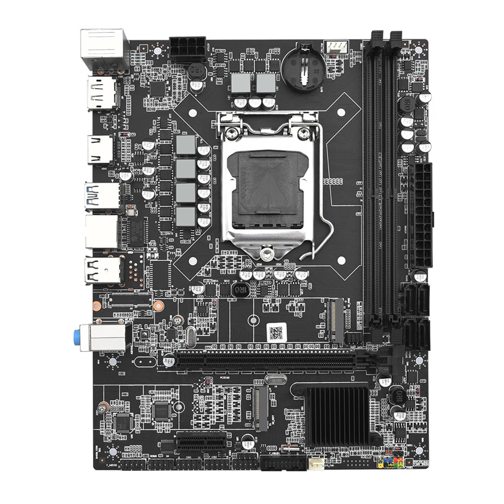 

LGA1200 Computer Motherboard USB3.0 SATA3.0 H410 Desktop Motherboard DDR4*2 Memory M.2 NVME 64GB Max PCl-E16X for Core I3/i5/i7