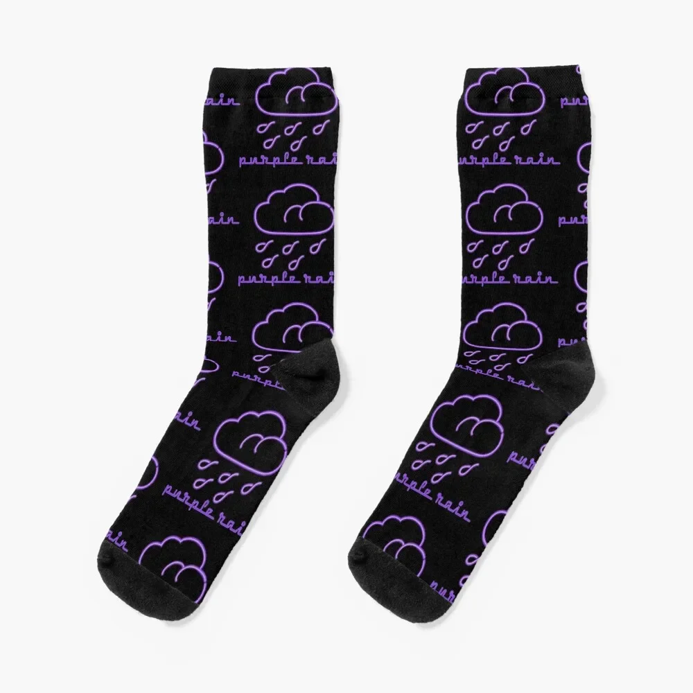 

Purple Rain  Socks set Hiking boots designer brand with print Socks Ladies Men's