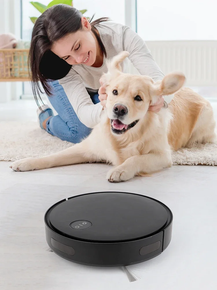 

Robotic Vacuum Cleaners Gyroscope Navigation Remote Control Smartphone Control Home Smart Dragging Sweeping Suction One Machine