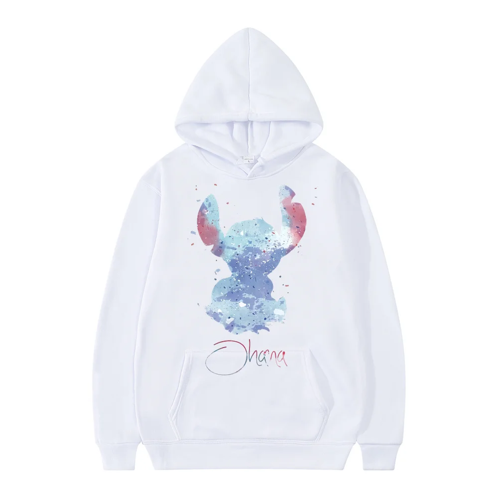 

2024 Vacation Sweatshirt Lilo Stitch Disney Funny Cartoon Hoodies Women Harajuku Cute Stitch Anime Manga Streetwear Hoody Female