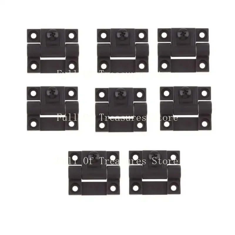 8x Replaces  E6301-20, 4 Hole Adjustable  Hinge, Black , 42 x 36mm