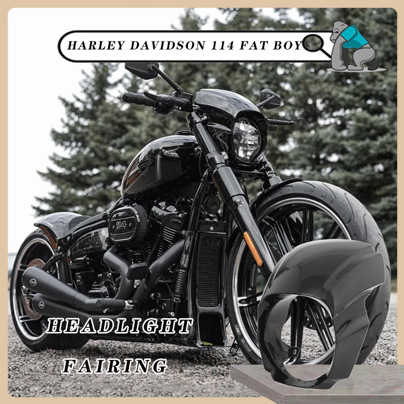 

Обтекатель передней фары мотоцикла для harley davidson 114 fat boy Harley Softail Breakout FXBRS FXBR 2018-2022, лобовое стекло