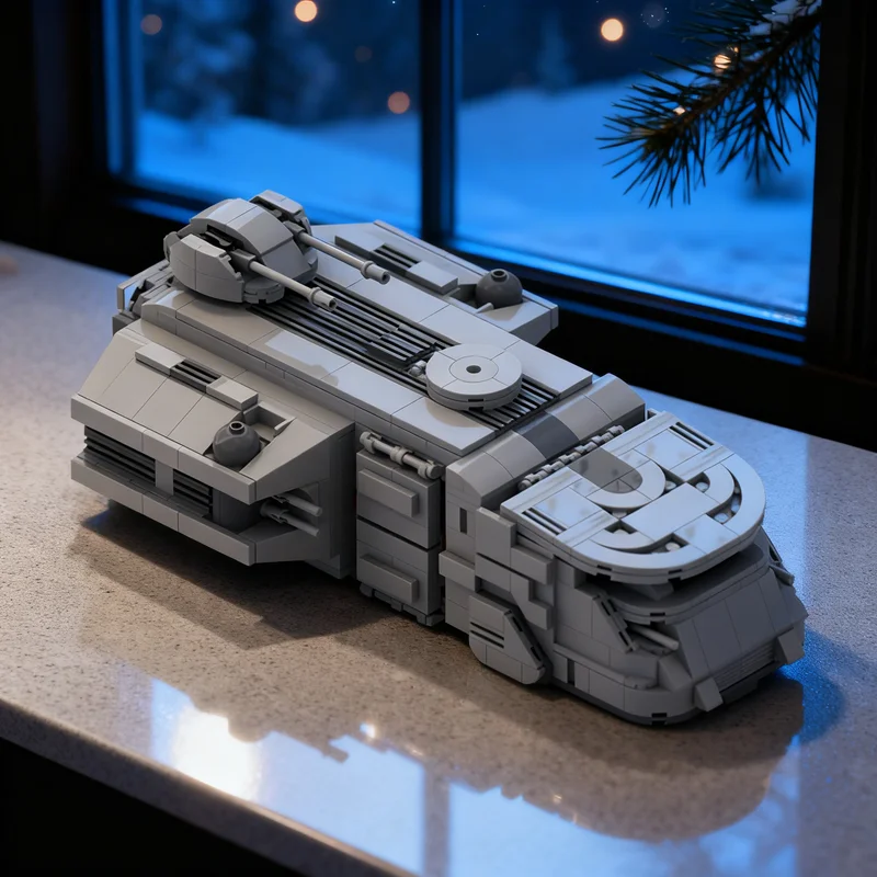 800pcs MOC Star Battle Imperial Trexler Marauder Papaglop Model Building Blocks Construction DIY Birthday Christmas Gifts Toy