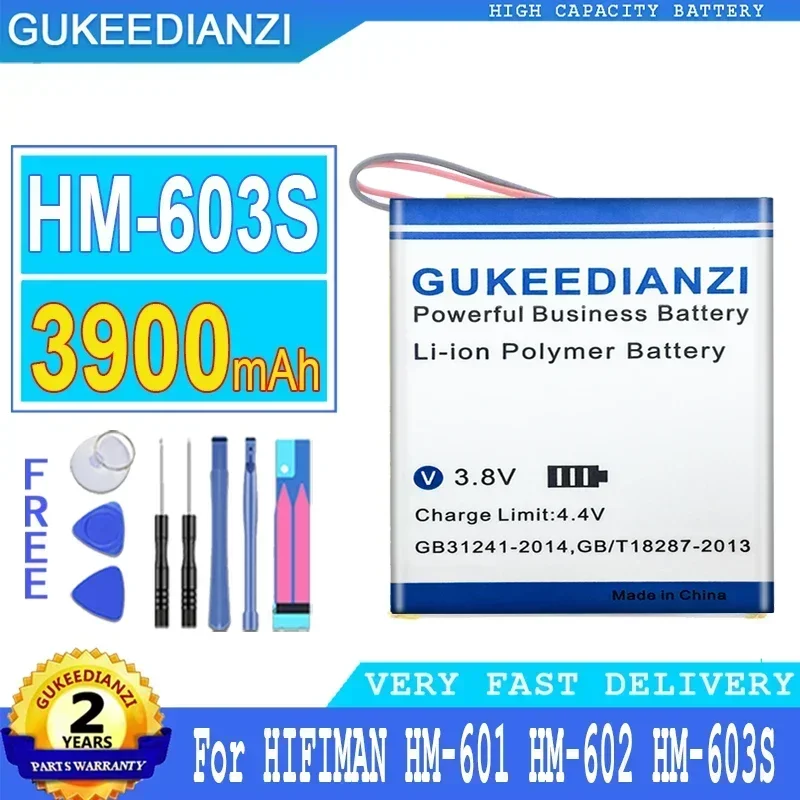 

High Capacity 3900mAh Battery For HIFIMAN HM-601 HM-602 HM-603S